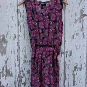I ♥️  Heart Ronson Dress Floral Purple